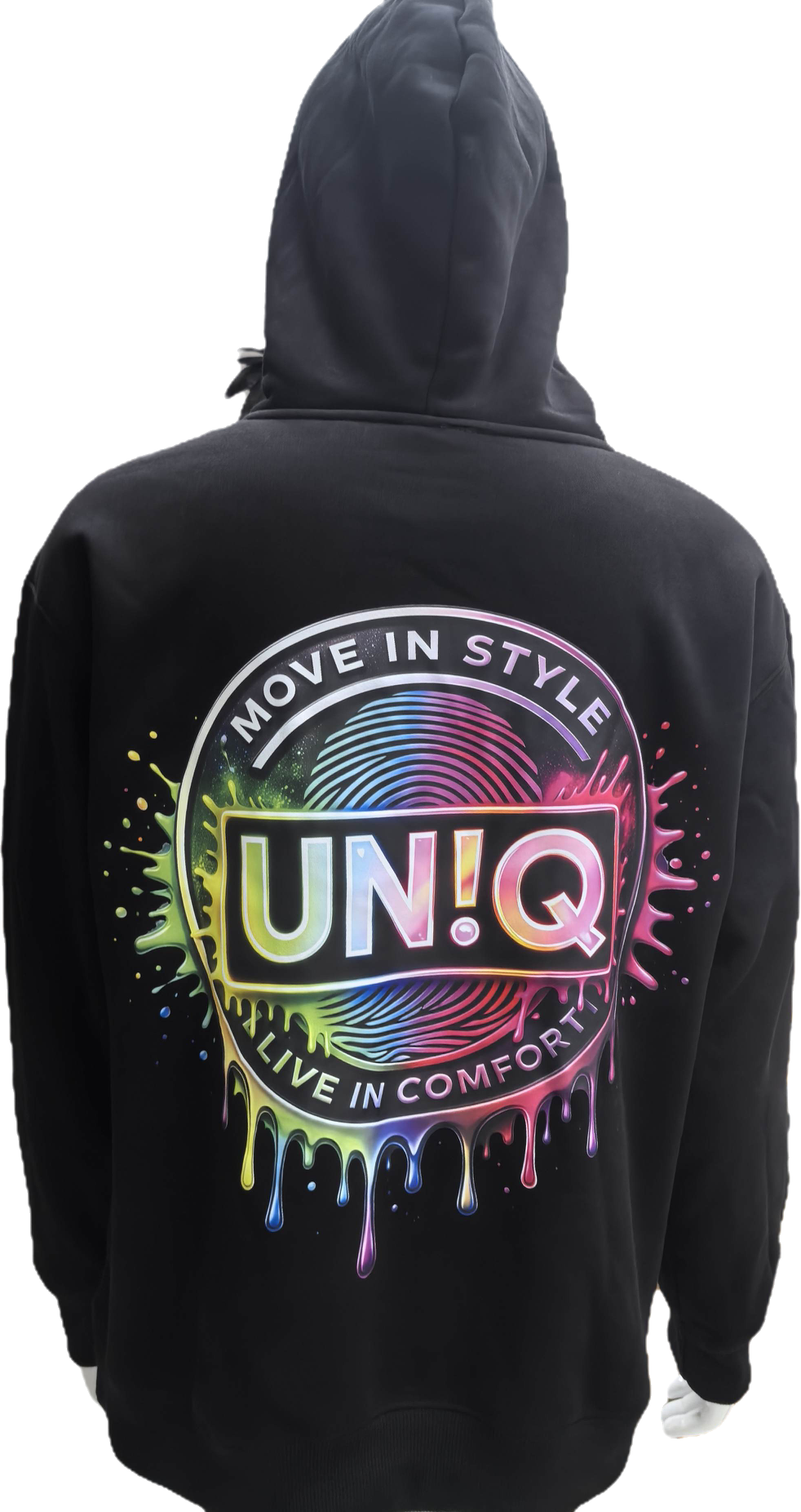 UN!Q Black Hoodie - Image 2