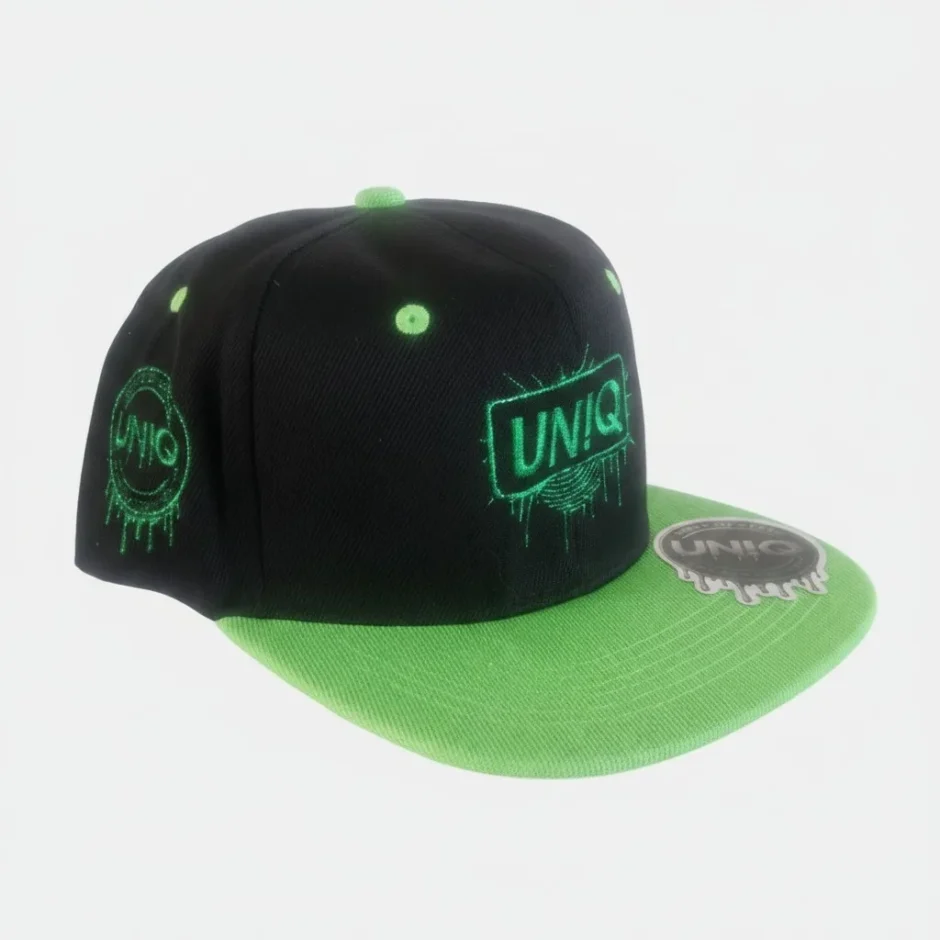UN!Q Urban Snapback Cap - Black/Green/Green