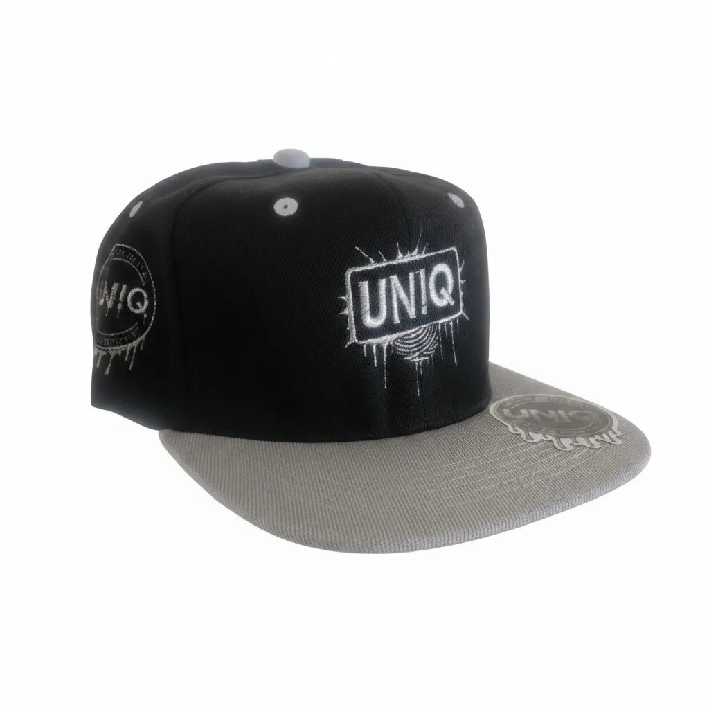 UN!Q Urban Snapback Cap - Black/Chrome - Image 2