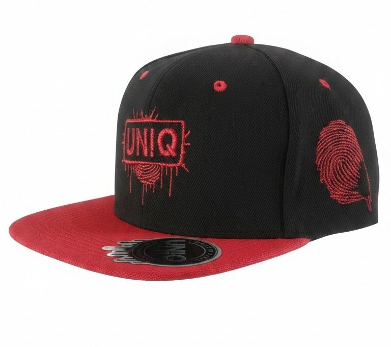 UN!Q Urban Snapback Cap - Black/Red/Red - Image 2