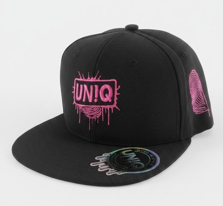 UN!Q Urban Snapback Cap - Black/Pink - Image 2